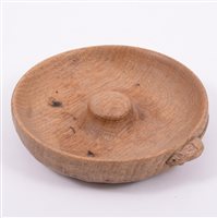Lot 133 - Robert 'Mouseman' Thompson of Kilburn, an oak...