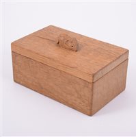Lot 136 - Robert 'Mouseman' Thompson of Kilburn, an oak...