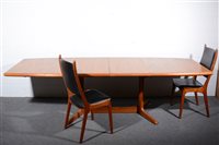 Lot 172 - Skovby Mobelfabrik, a Danish teak extending...