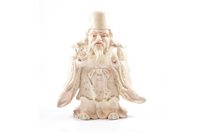 Lot 74 - A 19th Century Japanese Satsuma pottery figure,...