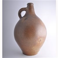Lot 120 - Rhenish Stoneware flagon, impressed decoration,...