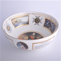 Lot 111 - A Royal Worcester ''Trafalgar Bowl'', 23cm...