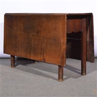 Lot 516 - Victorian oak dining table, rectangular top...