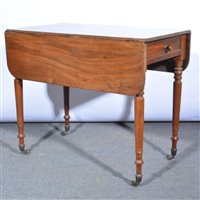 Lot 493 - Victorian mahogany Pembroke table, rectangular...