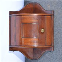 Lot 454 - Small late Victorian mahogany cylinder front...