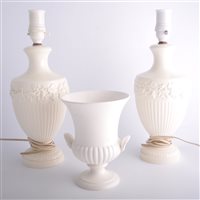 Lot 107 - Pair of Wedgwood & Barlaston Queen's Ware...