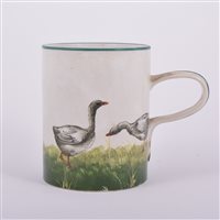 Lot 4 - Large Wemyss ware mug, Robert Heron & Son.,...