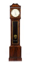 Lot 46 - Regency mahogany regulator, signed BURLINGHAM,...