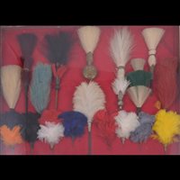 Lot 27 - Military interest: framed arrangements of...