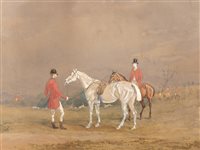 Lot 163 - Claude Lorrain Ferneley, 'Morning', hunting...
