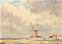 Lot 207 - Hugh Boycott Brown, 'Cley Mill', signed, oil...