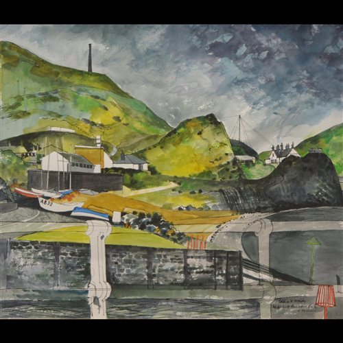 Lot 223 - Rigby Graham, 'Aberystwyth', signed and dated...