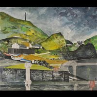 Lot 223 - Rigby Graham, 'Aberystwyth', signed and dated...