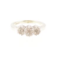 Lot 196 - A diamond cluster ring, nineteen brilliant cut...
