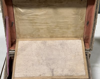 Lot 153 - A Charles II flat silkwork casket