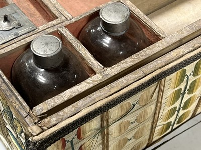 Lot 153 - A Charles II flat silkwork casket