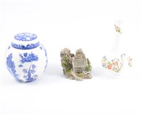 Lot 75 - A collection of ceramics, plates, ginger jars,...