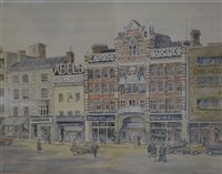Lot 310 - English School, Emporium Arcade, Northampton, watercolour
