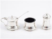 Lot 280 - Silver condiments, ....