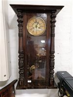 Lot 156 - An American beech wall clock.