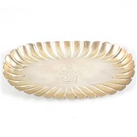 Lot 73 - George I Britannia Standard spoon tray, maker's mark rubbed, London, 1718.