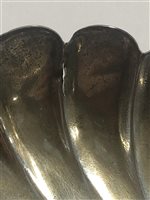 Lot 73 - George I Britannia Standard spoon tray, maker's mark rubbed, London, 1718.