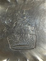 Lot 73 - George I Britannia Standard spoon tray, maker's mark rubbed, London, 1718.