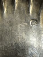 Lot 73 - George I Britannia Standard spoon tray, maker's mark rubbed, London, 1718.