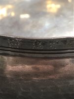 Lot 29 - French style single handle silver porringer, makers mark IA, possibly Jersey, late 17th century.