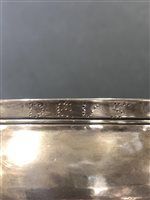 Lot 29 - French style single handle silver porringer, makers mark IA, possibly Jersey, late 17th century.