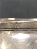 Lot 29 - French style single handle silver porringer, makers mark IA, possibly Jersey, late 17th century.