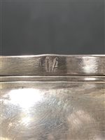 Lot 29 - French style single handle silver porringer, makers mark IA, possibly Jersey, late 17th century.