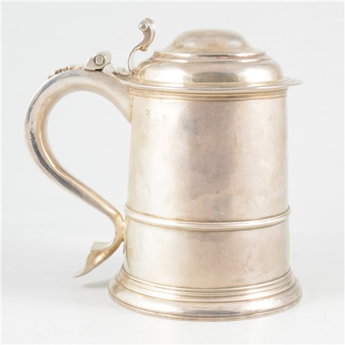 Lot 85 - George I Britannia Standard tankard, Humphrey Payne, London, circa 1716.