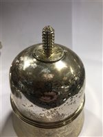 Lot 21 - White metal chalice, probably Italian states, probably 18th century.