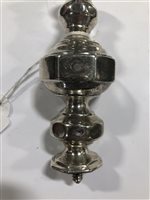 Lot 21 - White metal chalice, probably Italian states, probably 18th century.