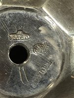 Lot 21 - White metal chalice, probably Italian states, probably 18th century.