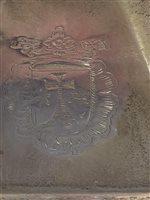 Lot 21 - White metal chalice, probably Italian states, probably 18th century.