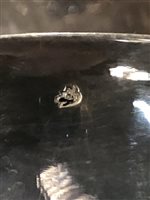 Lot 47 - French silver chalice, maker's mark only partially struck, Paris, circa 1780.