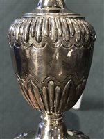 Lot 47 - French silver chalice, maker's mark only partially struck, Paris, circa 1780.