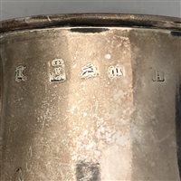 Lot 101 - George II silver baluster mug, possibly Thomas Coffin, Exeter, 1765.