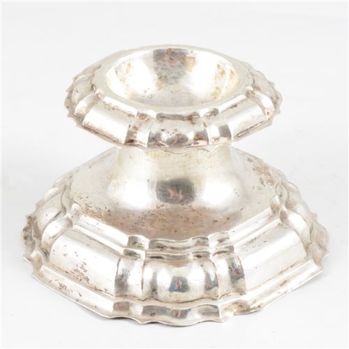 Lot 10 - Continental silver trencher salt, maker's mark GLF, possibly Danish