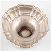 Lot 10 - Continental silver trencher salt, maker's mark GLF, possibly Danish