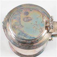 Lot 106 - James II silver tankard, indistinct maker's mark, London, 1685.