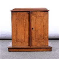Lot 83 - Victorian walnut table cabinet