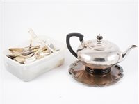 Lot 167 - Quantity of plated wares
