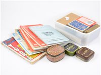 Lot 171 - Collection of old road maps, watercolours and...