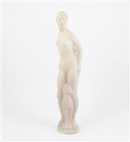 Lot 97 - Continental Art Deco pottery figural group