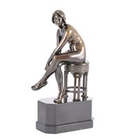 Lot 116 - Ludwig Vordermayer Bather on a...