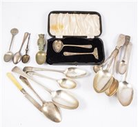Lot 243 - Silver cutlery