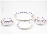Lot 32 - Twelve-piece Spode Copeland tea set, 'Gresham' pattern
